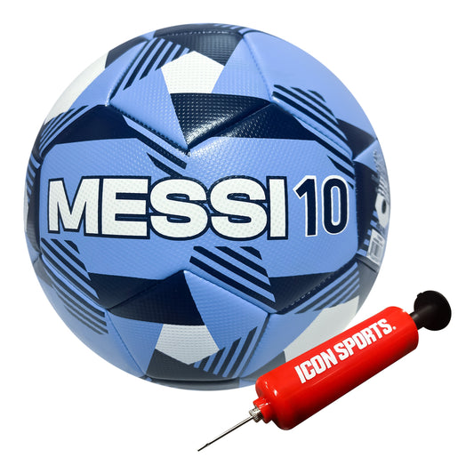 Argentina Lionel Messi Soccer Ball - Light Blue