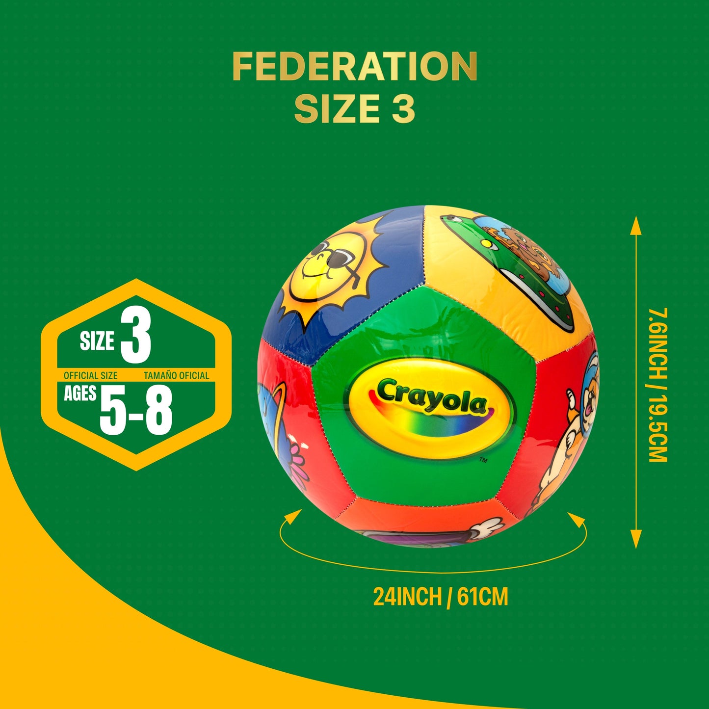 Crayola Soccer Ball CRAY408BL - Space Explorer