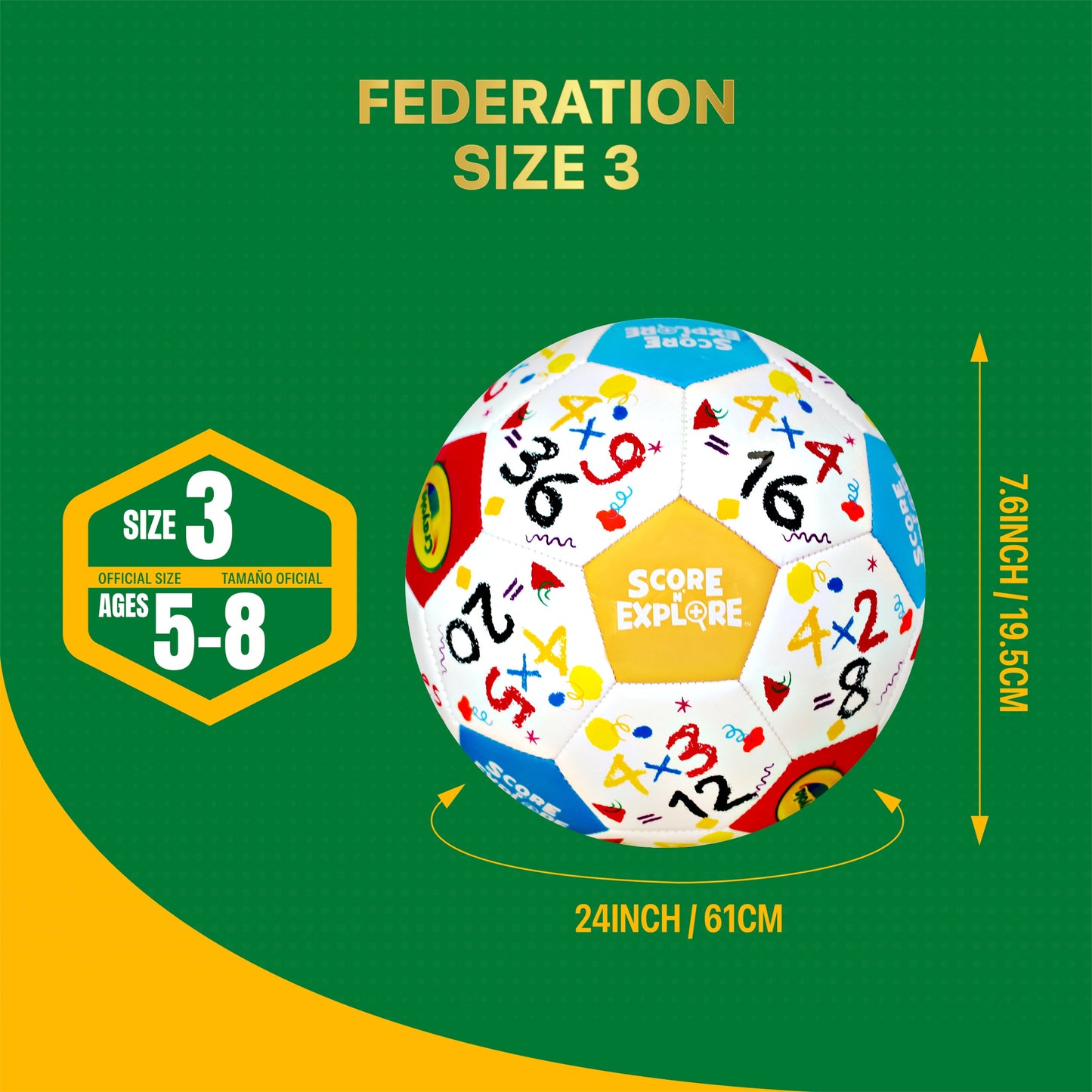 Crayola Soccer Ball CRAY88BL - Multiplication Explorer