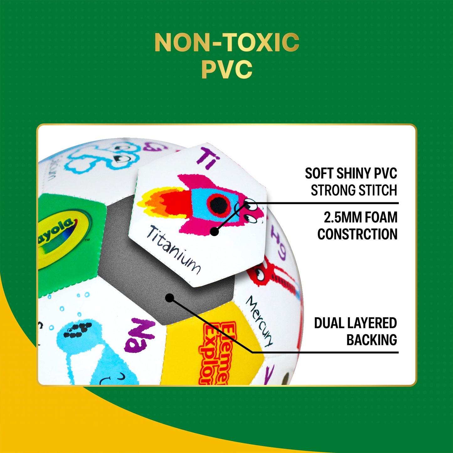 Crayola Soccer Ball CRAY92BL - Element Explorer