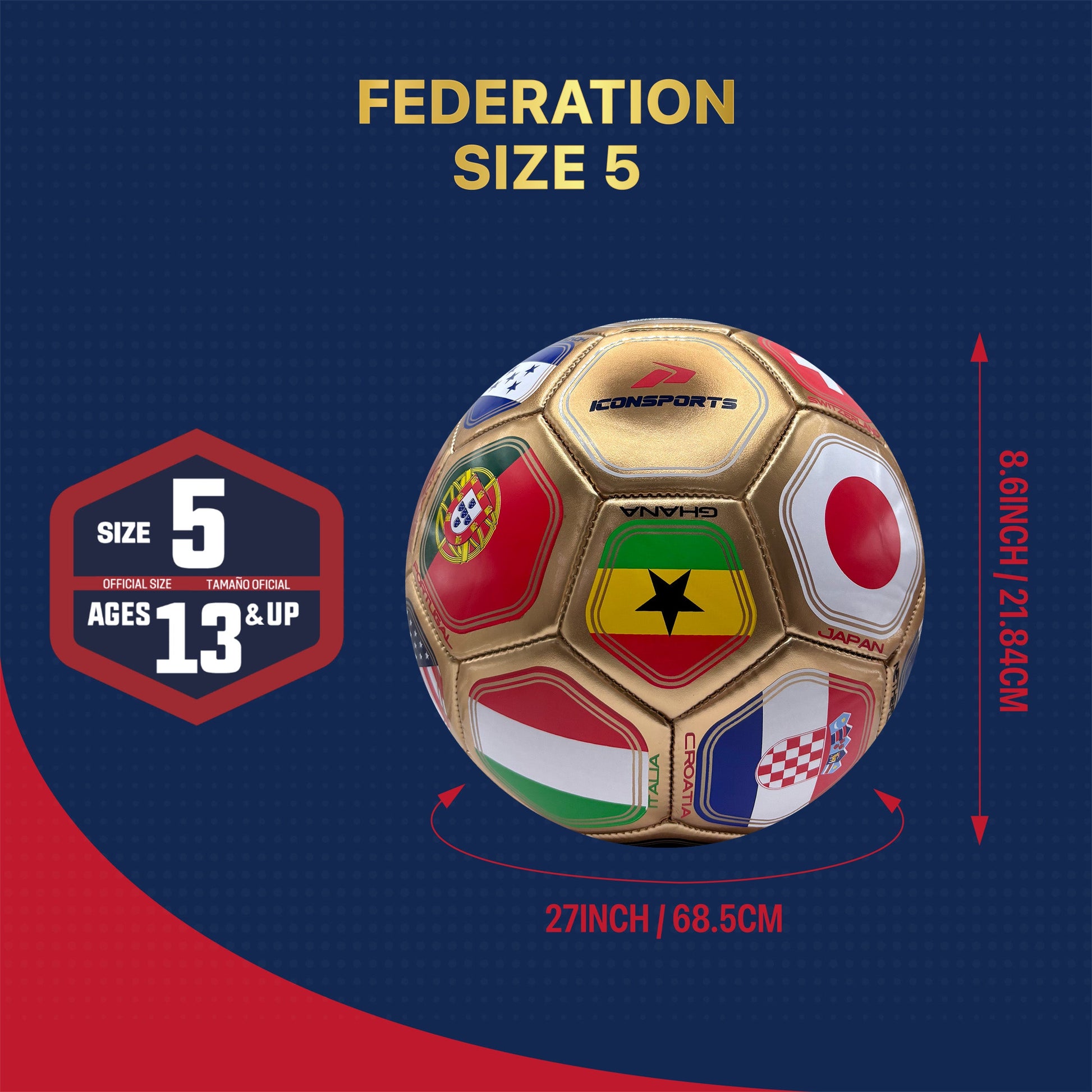 Country Flag Soccer Ball