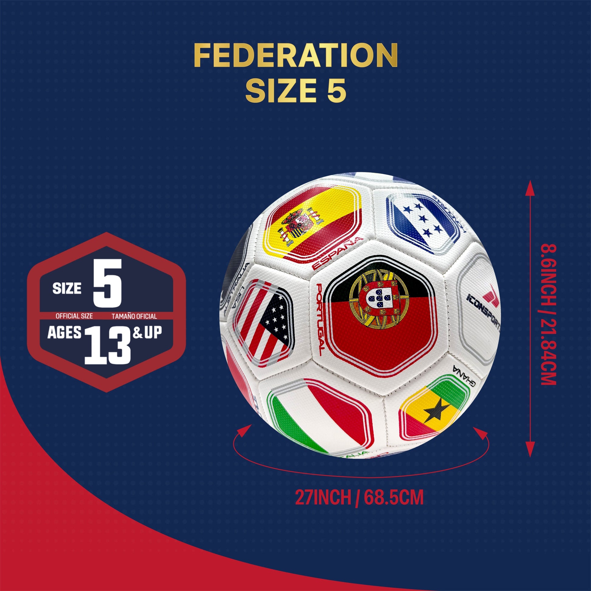 Country Flag Soccer Ball