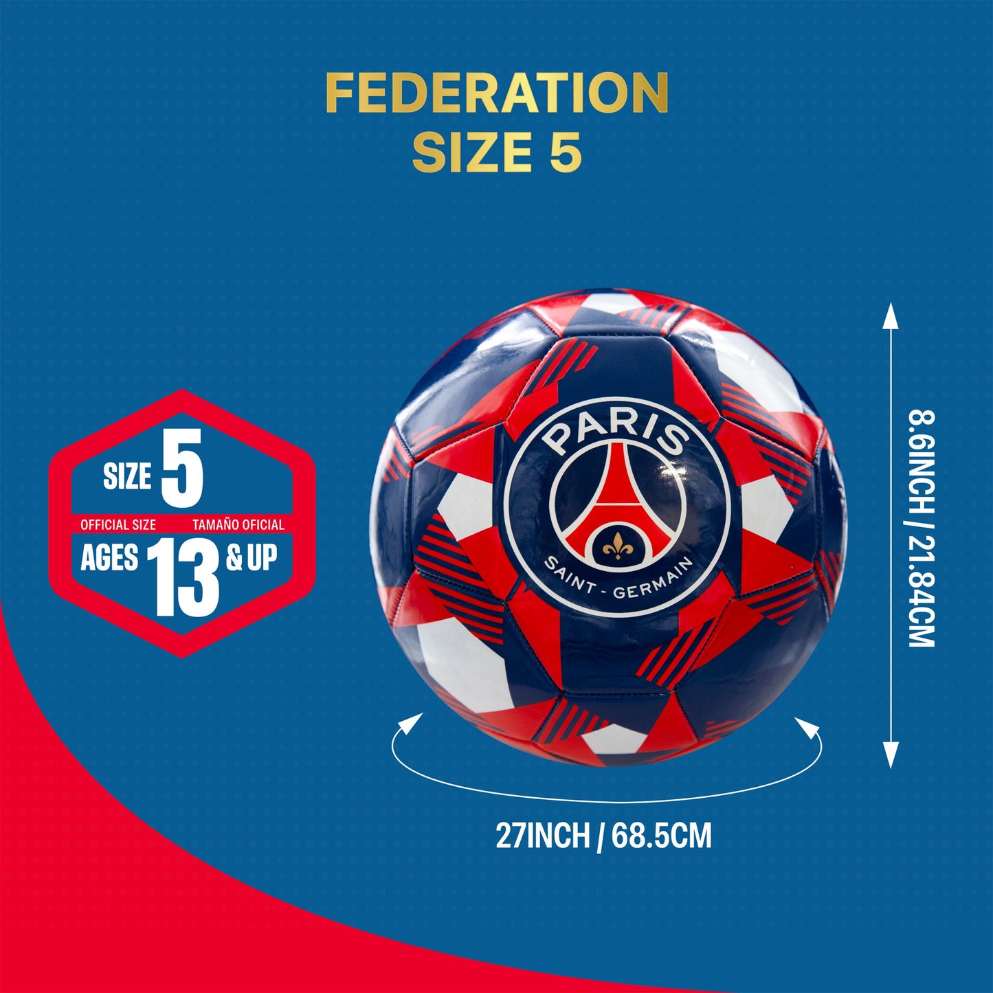 Paris Saint-Germain Soccer Ball image 4