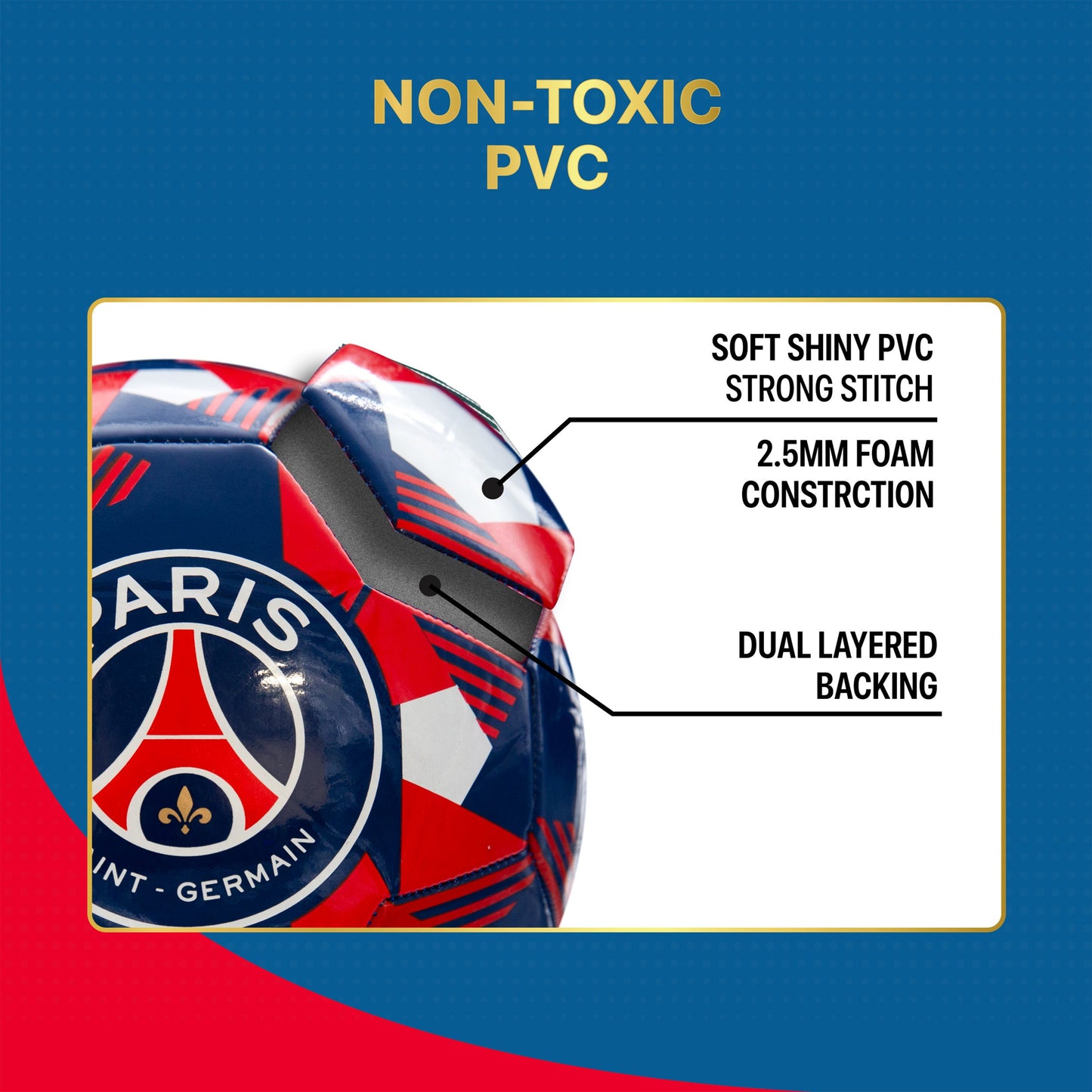 Paris Saint-Germain Soccer Ball image 5