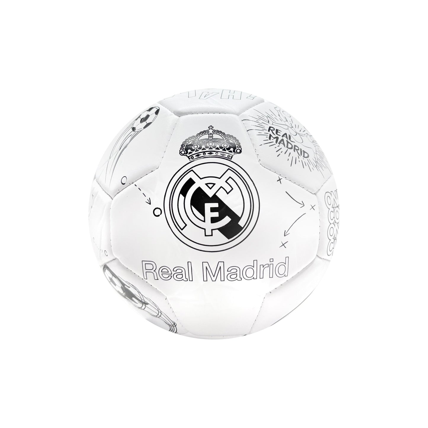 Real Madrid CF Coloring Soccer Ball - RM100BL