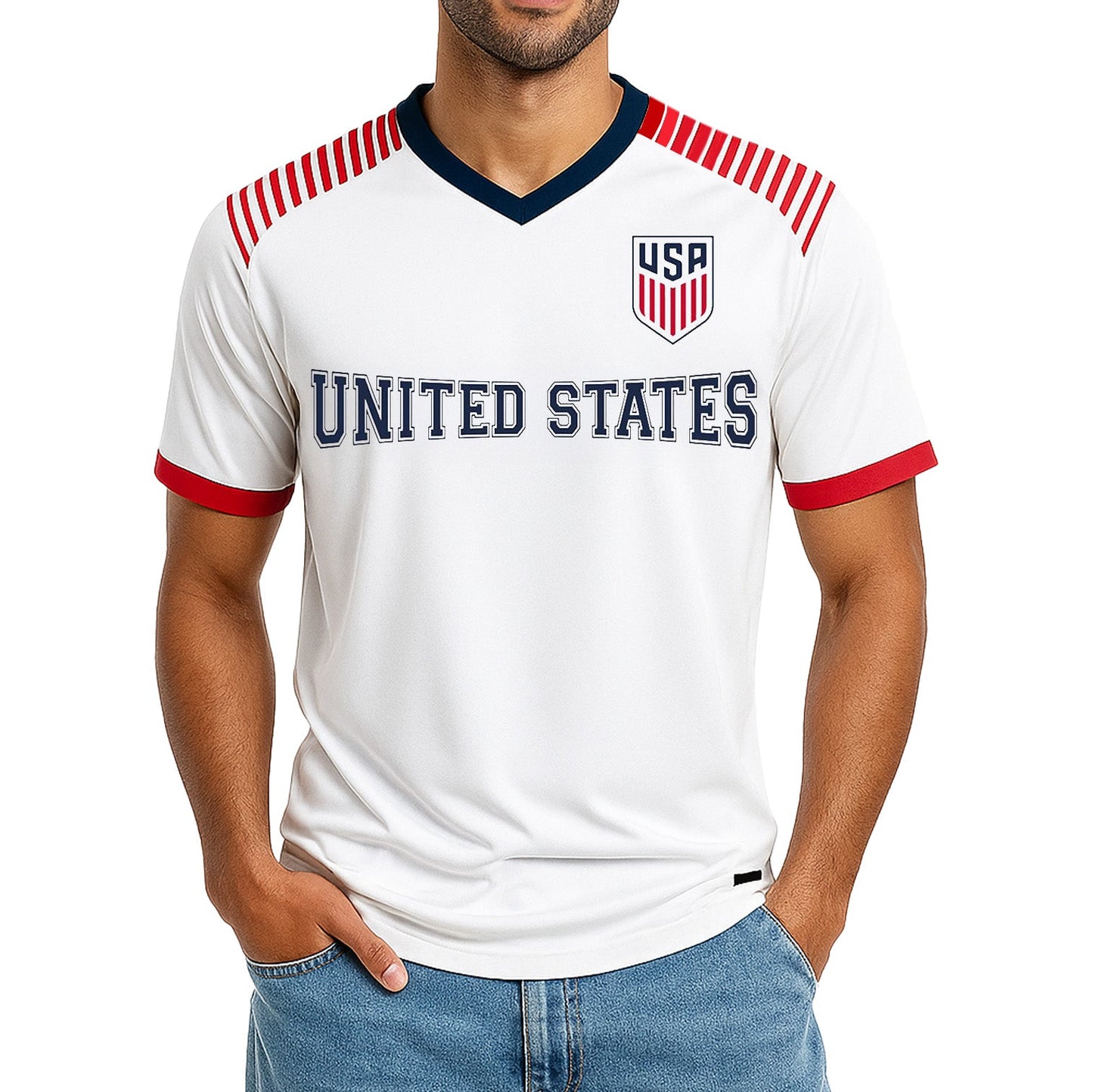 USA Soccer Game Day Shirt - White