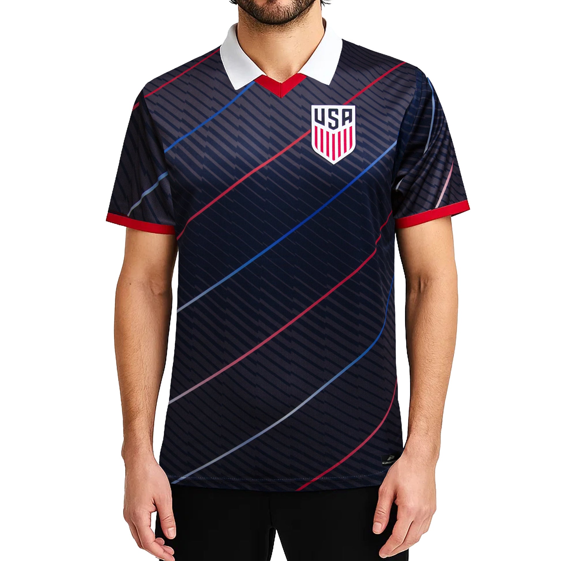 USA Soccer Game Day Shirt - Navy & White
