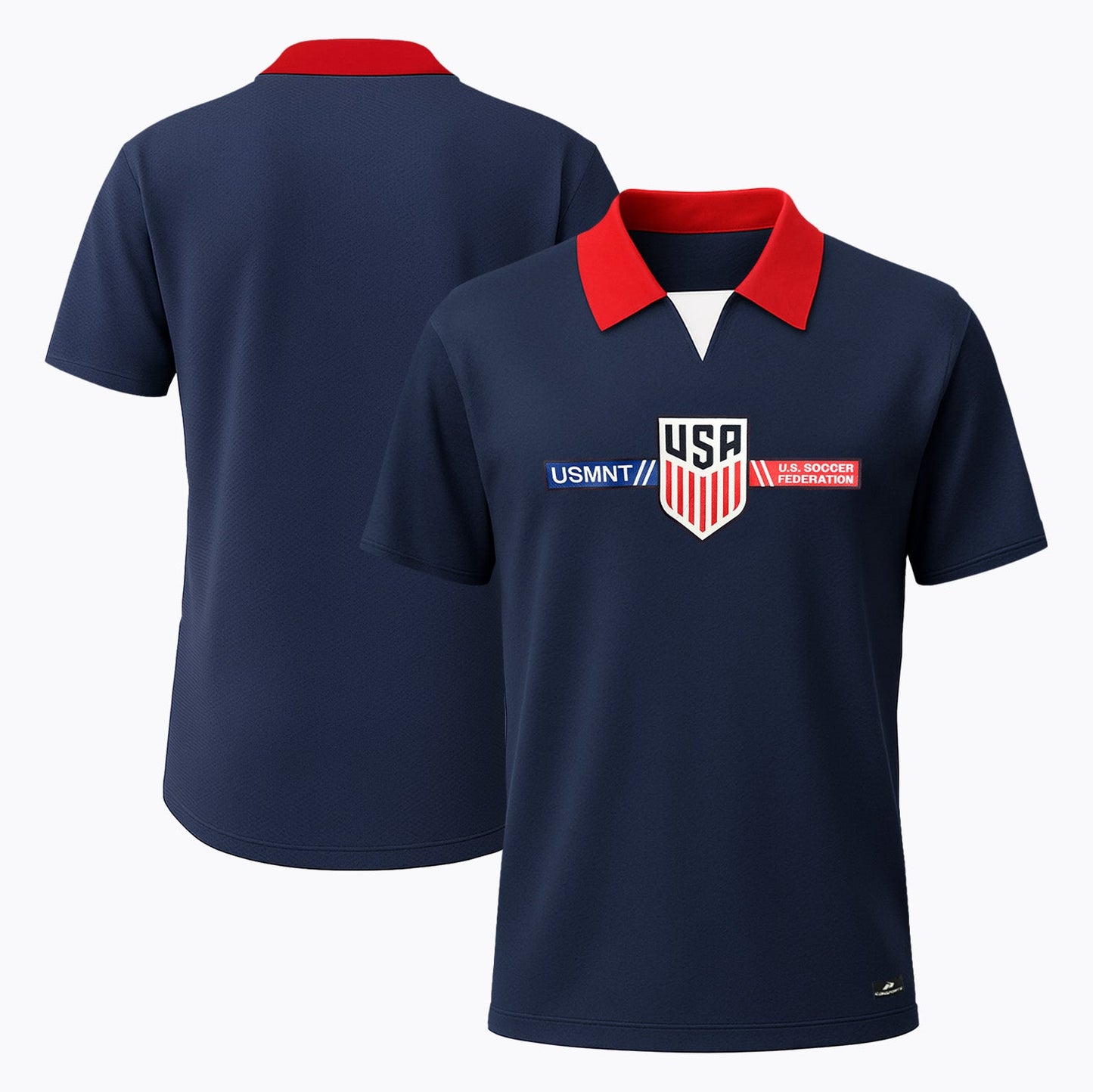 USA Soccer Game Day Shirt - Navy & Red image 3