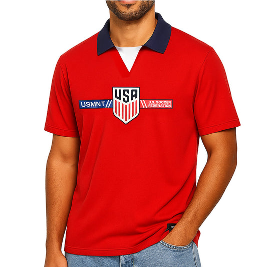 USA Soccer Game Day Shirt - Navy & Red image 2